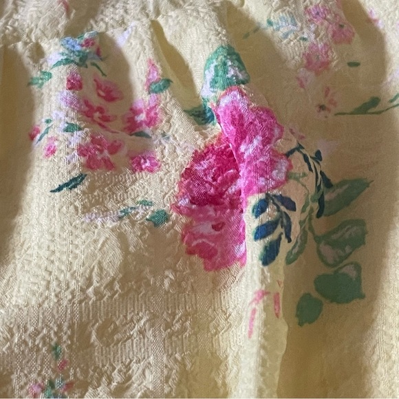 NWT yellow Floral Maxi Dress with Spaghetti Straps speechless size large tiered - Picture 11 of 11